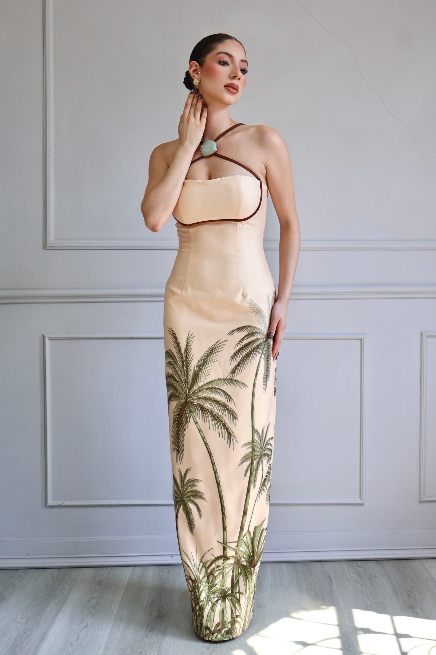 VESTIDO TROPICAL SUNSET LUXE