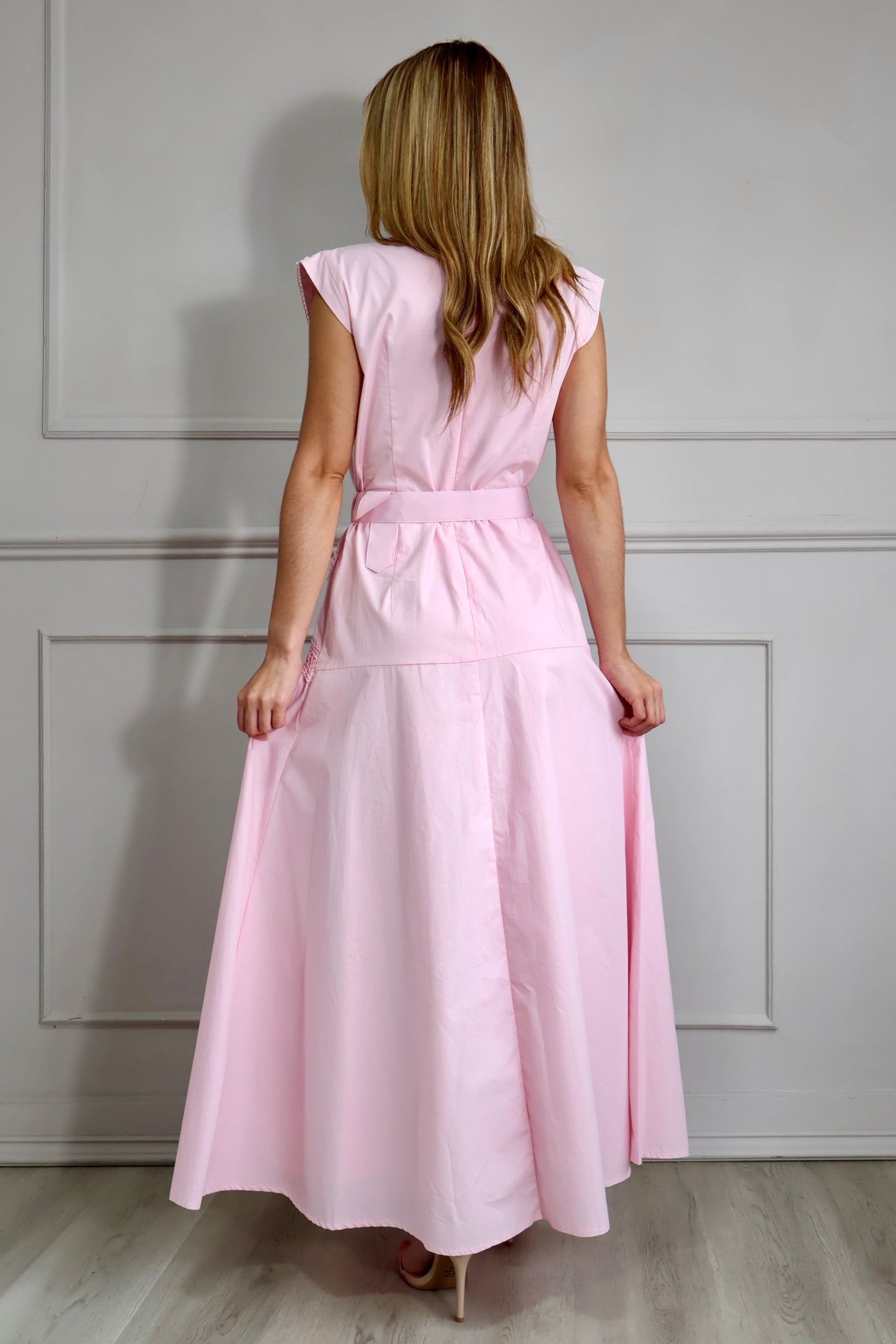 VESTIDO ROSA ROMANTIC LACE