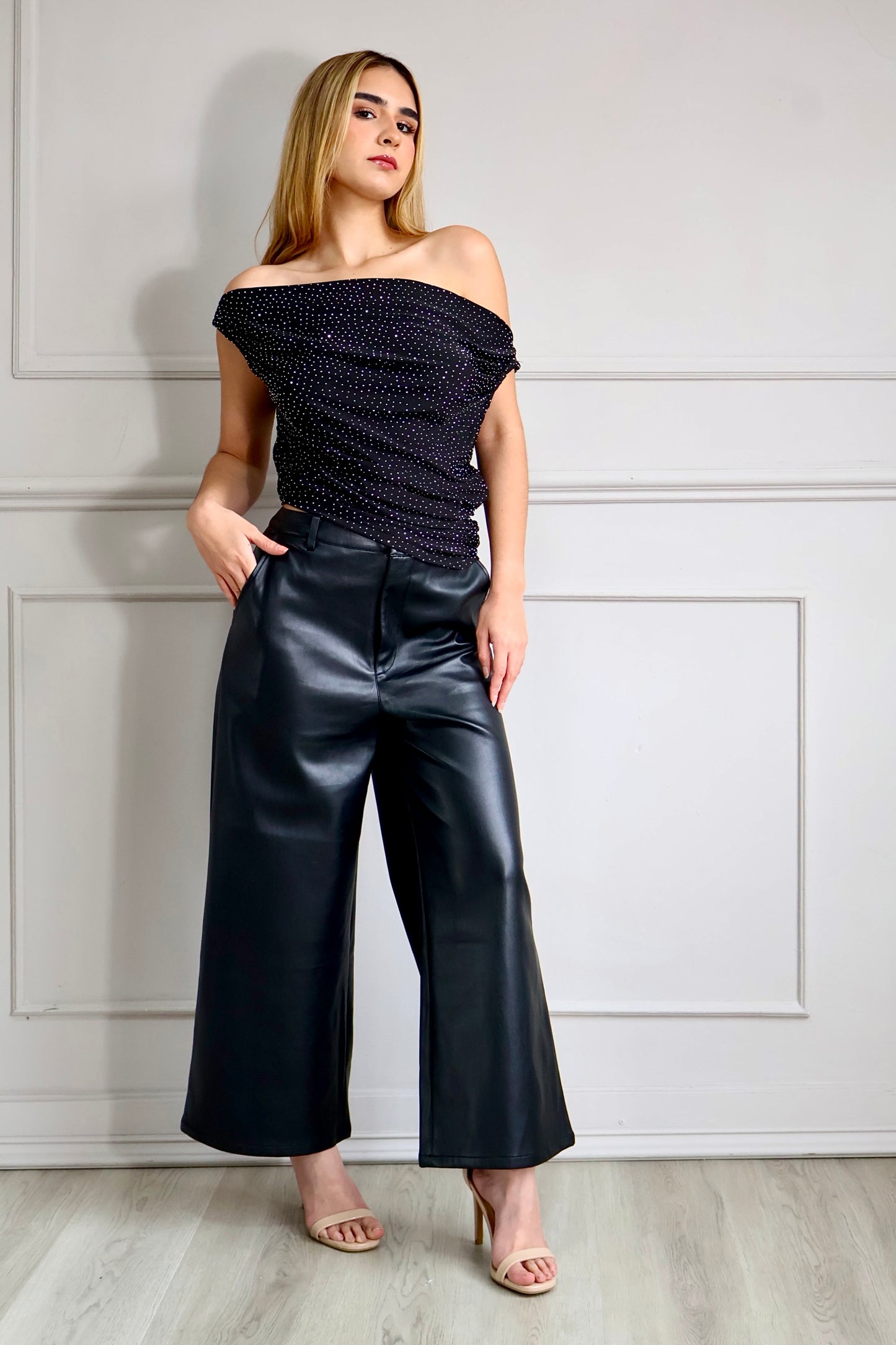 PANTALÓN VINIPIEL RECTO