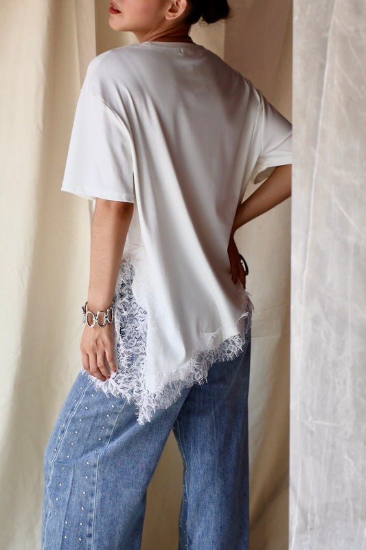 BLUSA CON ENCAJE