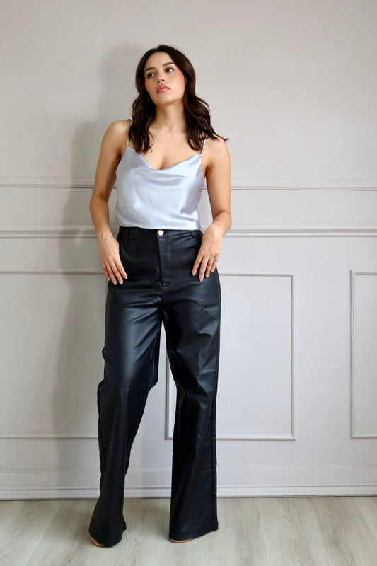 PANTALÓN VINIPIEL RECTO