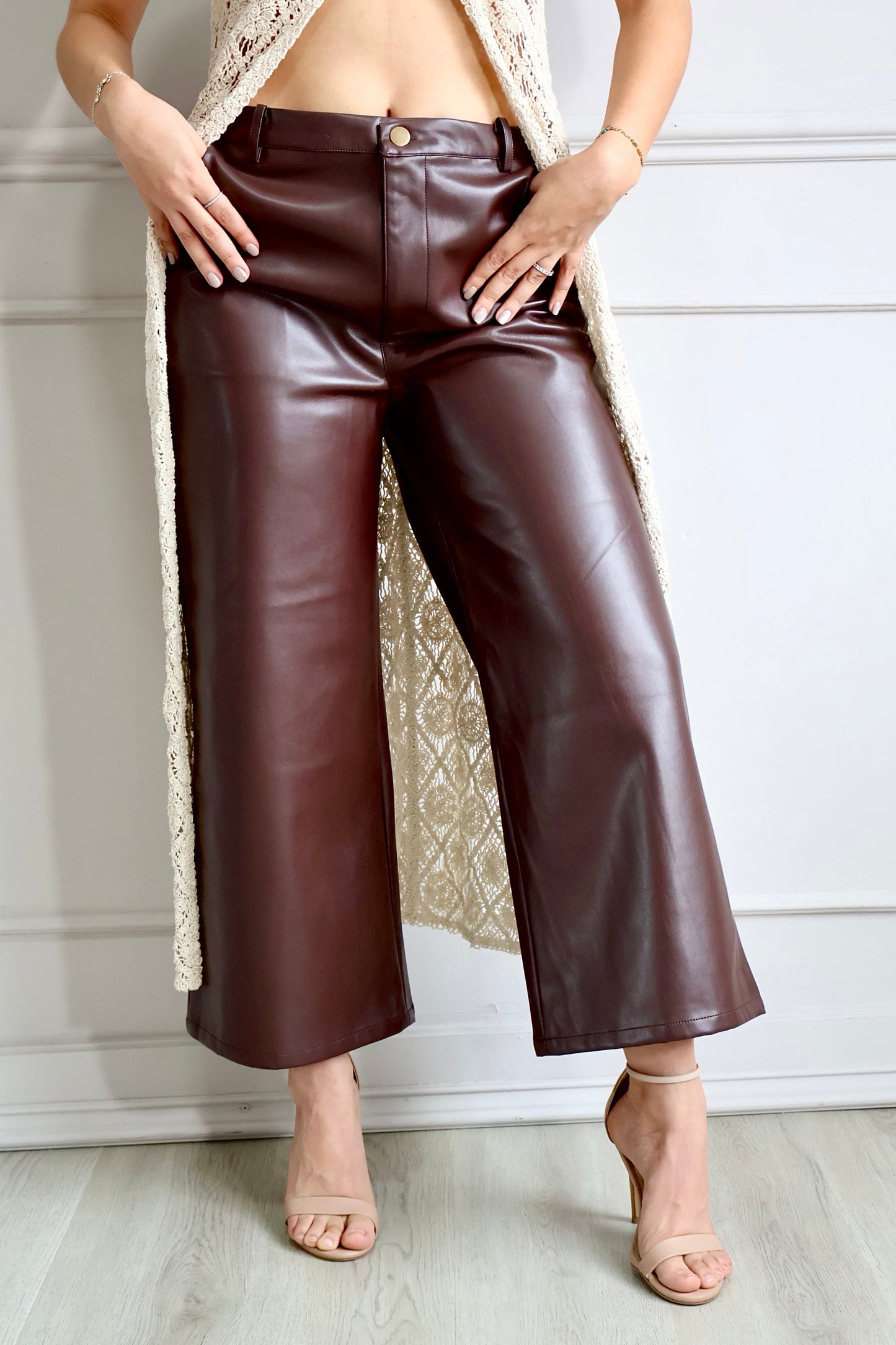 PANTALÓN VINIPIEL RECTO