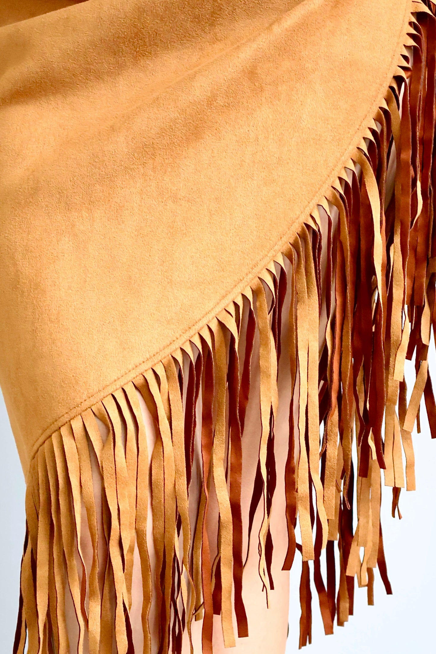 Falda suede western flecos