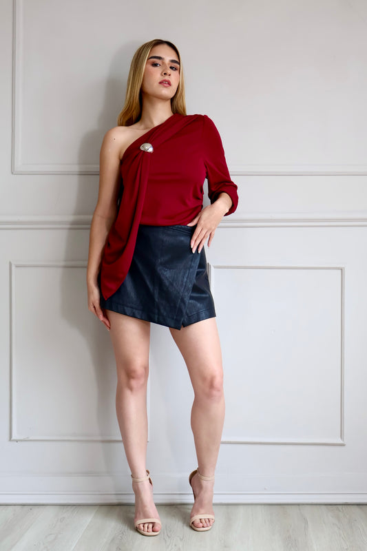 FALDA SHORT NEGRA