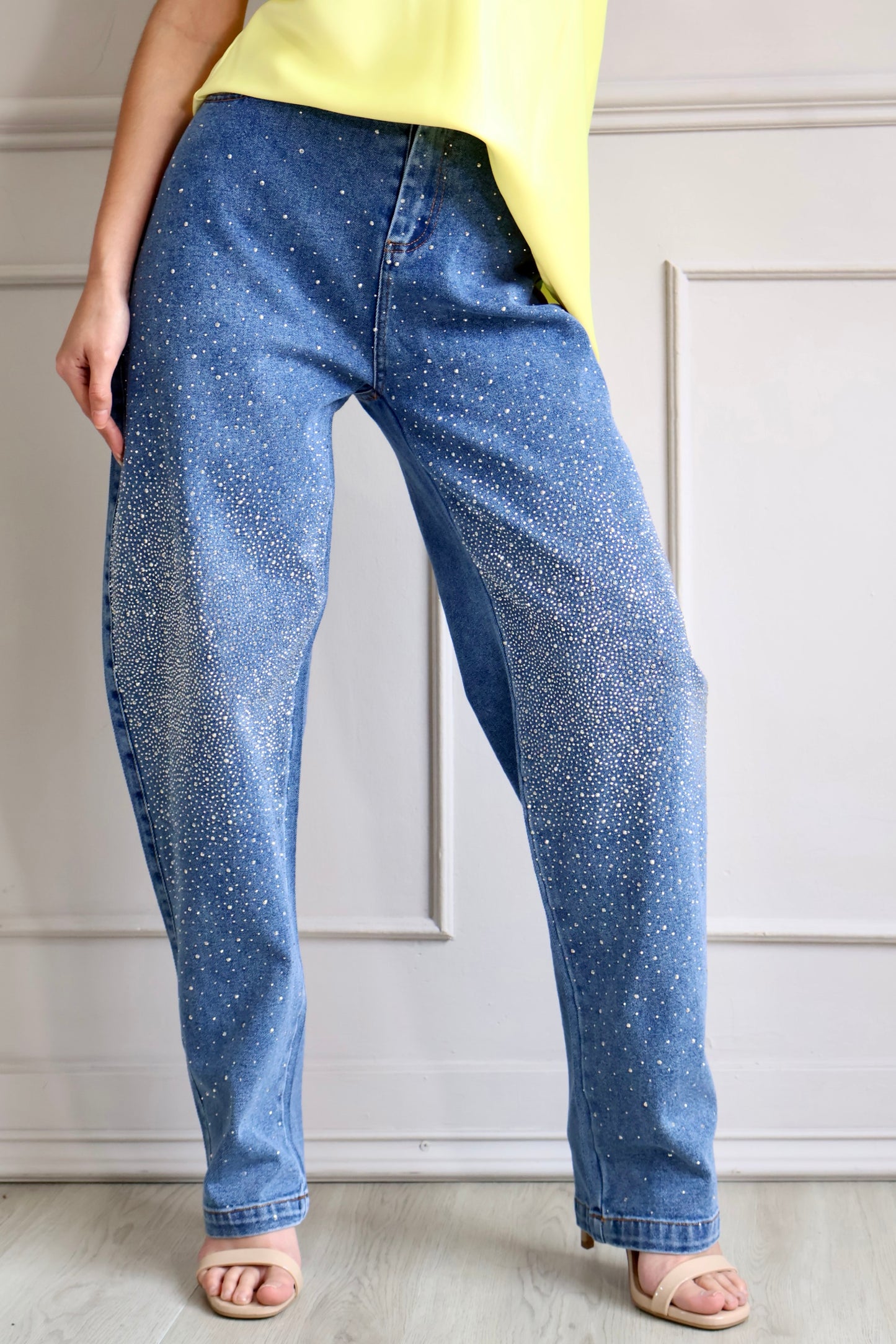 Jeans Crystal Glow Denim