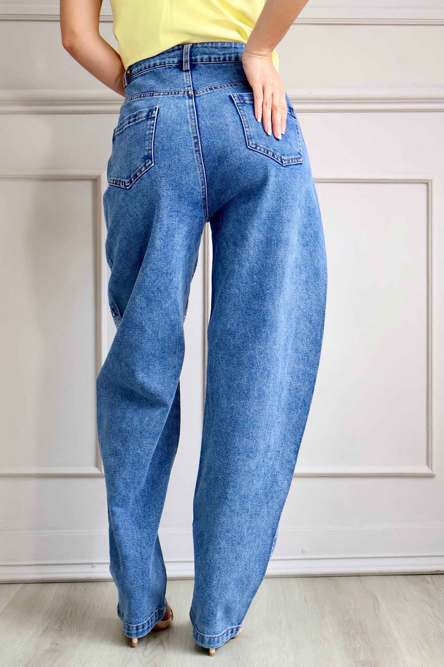 Jeans Crystal Glow Denim