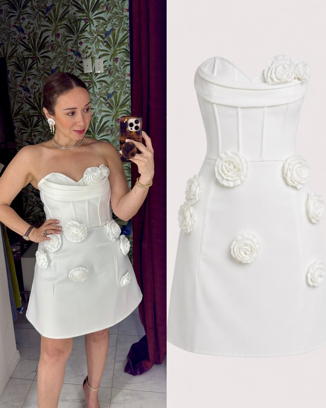 VESTIDO ROSETTE MINI